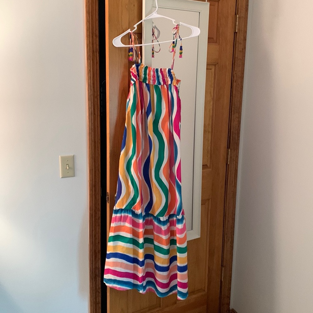 FARM RIO RAINBOW DRESS